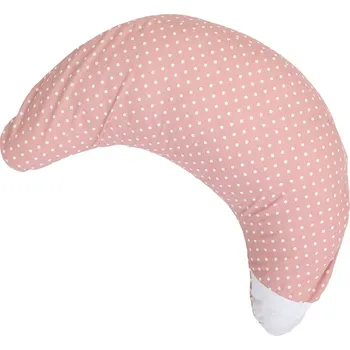 Zavinovačka Eva Kiedroňová Kojící polštář - Kojáček - Nachový se smetanovými puntíky