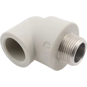 Instalatérský materiál PPR koleno s kovovým závitem vnějším