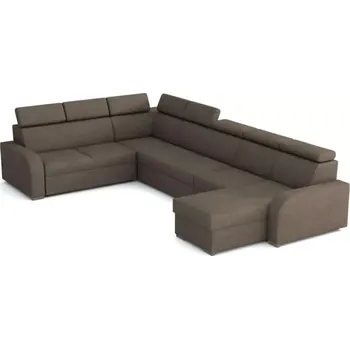 Sedací souprava Sedací souprava Norway U 2F-R-2UP-1-OTO hnědá - doprava zdarma - SLEVA 3% s kodem radost25