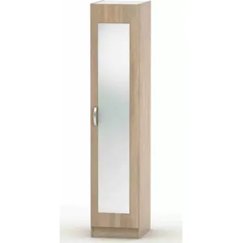 Šatní skříň Skříň se zrcadlem BETTY 2 - dub sonoma - SLEVA 3% s kodem radost25