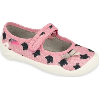 Dívčí bačkory Dívčí balerínky BEFADO BLANCA s koženou stélkou 114X480 Velikost: 26