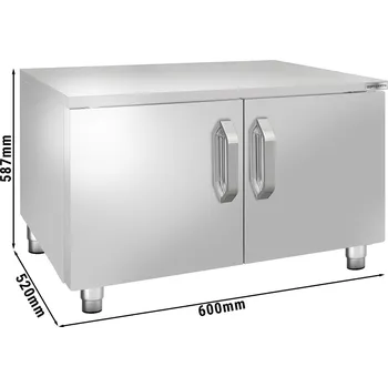 Kuchyňská skříňka G.Gastro Podstavec 0,6 m - se 2 dveřmi