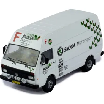 autíčko Volkswagen LT45 LWB Rally Assistance Van Škoda Motorsport 1:43 IXO