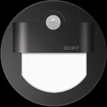 Nástěnné svítidlo LED svítidlo orientační SKOFF Rueda 120 Senzor Light 230 V AC 2,4 W IP20 LED 3000K 120o černá