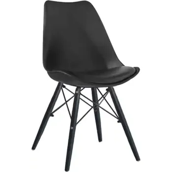 Jídelní židle Jídelní židle KEMAL NEW - černá / dřevo, poslední kus - SLEVA 3% s kodem radost25