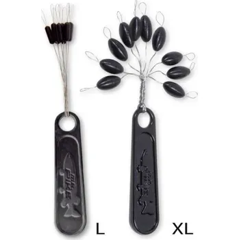 Silikonová zarážka Mr Pike Float Stop černá 0,30-0,60mm 10ks