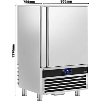 Lednice G.Gastro Šokový mrazák - 10x GN 1/1 + EN 400 x 600 mm