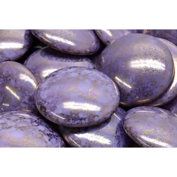 Korálek Skleněný kabošon č.75 - 25 mm