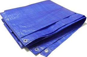 Krycí plachta s oky 4 x 5 m - STANDARD