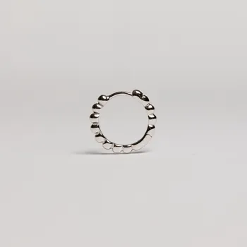 Náušnice Bubble Hoop Silver náušnice 1ks