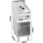 G.Gastro Plynová fritéza 8L s podstavcem