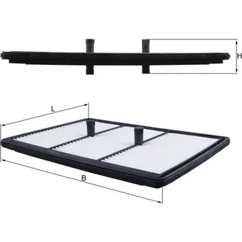 Vzduchový filtr Vzduchový filtr KNECHT LX 5364