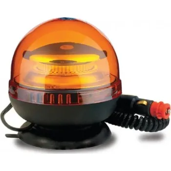 Maják maják LED magnetický 12V-24V oranžový 45 LED