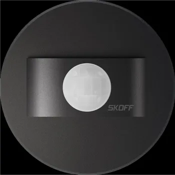 Nástěnné svítidlo LED svítidlo orientační SKOFF Rueda PIR 120 Motion Sensor 230 V AC 0,6 W IP20 PIR 120o černá
