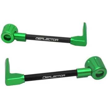 Lever guard ACCOSSATO with black hose and joint right + left , aluminium DE003-013-TD-12