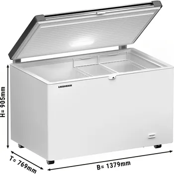 Mraznička G.Gastro LIEBHERR | Pultový mrazák - 1379x769mm - 404L - nerezový kryt