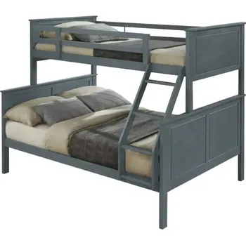 Dětská postel Patrová rozložitelná postel NEVIL - šedá - doprava zdarma - SLEVA 3% s kodem radost25