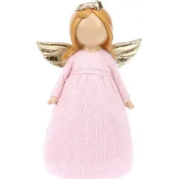Vánoční dekorace Anděl ZD1132-PINK - SLEVA 3% s kodem radost25