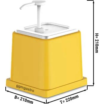 G.Gastro Dávkovač hořčice - 2L