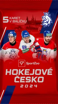 Sběratelská karetní hra Sportzoo Hokejové Česko 2024 Hobby balíček
