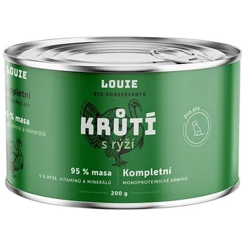 Louie Konzerva pro psy krůtí s rýží