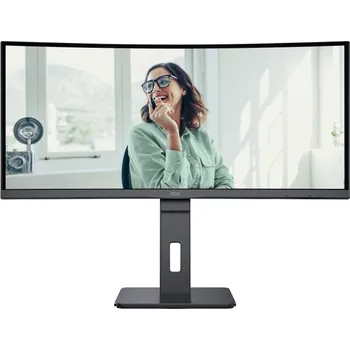 Monitor AOC CU34P3CV 34"W VA LED 3440x1440 20 000 000:1 4ms 300cd DP HDMI USB-C(65W) repro