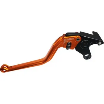 Spojková páčka ACCOSSATO fixed CNC-worked aluminium, orange ESS031O-C