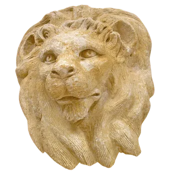 Zahradní dekorace ZahradniDekorace zahradní dekorace - Hlava lva-plastika, výška 64 cm, 38 kg