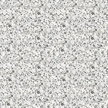 Tapeta ICH Wallcoverings Šedo-bílá květinová vliesová tapeta na zeď, MG56667, Mika, ICH Wallcoverings, velikost 10,05 x 0,53 m
