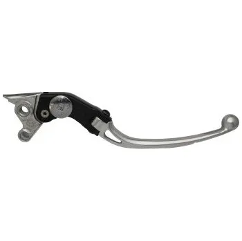 Adjustable folding lever ACCOSSATO aluminium, master cylinder stříbrná LV009S-L-NRST