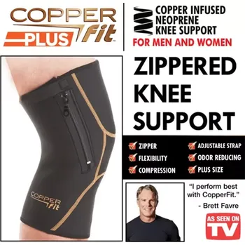 Neoprenový oblek Kompresní bandáž na koleno Copper Fit Plus XL