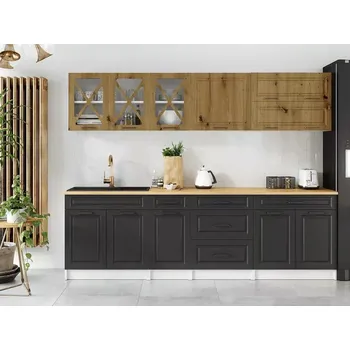 Kuchyňská linka Kuchyňská linka Tyra 260 artisan/grafit MAT - doprava zdarma - SLEVA 3% s kodem radost25