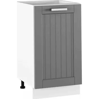 Kuchyňská linka Spodní skříňka JULIA TYP 54 – tmavě šedá/bílá - SLEVA 3% s kodem radost25