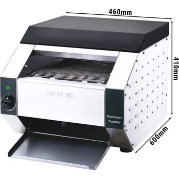 Topinkovač G.Gastro Průchozí topinkovač - 3,85 kW | Řetězový topinkovač | Topinkovač | Dopravník