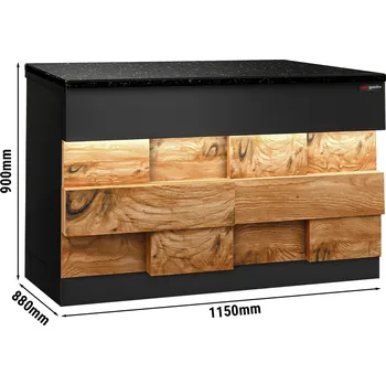 Vinotéka G.Gastro Pokladní stůl / neutrální prvek - 1,15 m