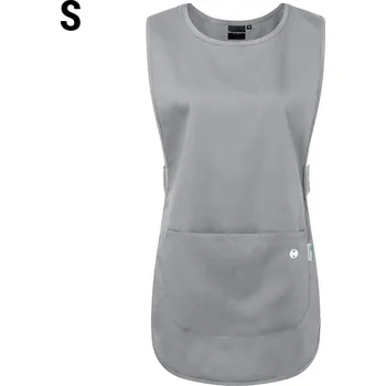 Kuchyňská zástěra G.Gastro KARLOWSKY | Šatová zástěra Essential - platinově šedá - velikost: S