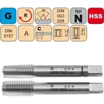 Závitník sadový G1/8" I+III SADA A HSS DIN 5157