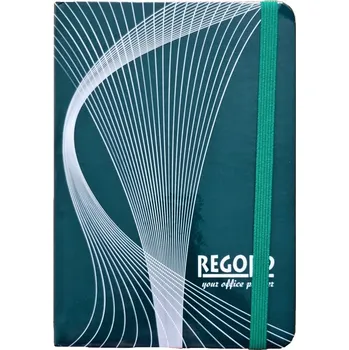 Zápisník Záznamová kniha A5, tvrdé desky, 96 listů. bez linek, zelená