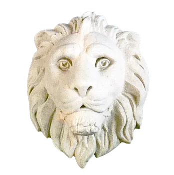 Zahradní dekorace ZahradniDekorace zahradní sochy zvířat - hlava lva - reliéf, průměr 33 cm, 8 kg