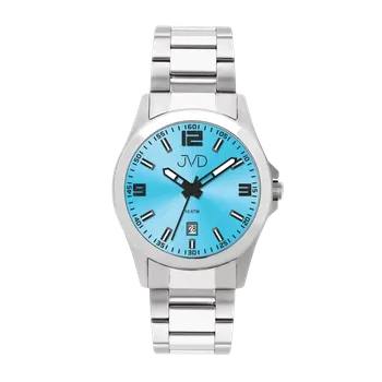 Hodinky JVD Pánské vodotěsné stříbrné hodinky JVD J1041.49 (JVD Pánské vodotěsné stříbrné hodinky JVD J1041.49)