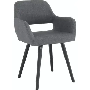 Křeslo Designové křeslo GODRIC - tmavě šedá / černá - SLEVA 3% s kodem radost25