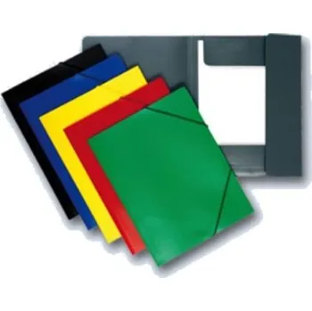 Mapa 253 plastová s gumou neprůhl.zelená