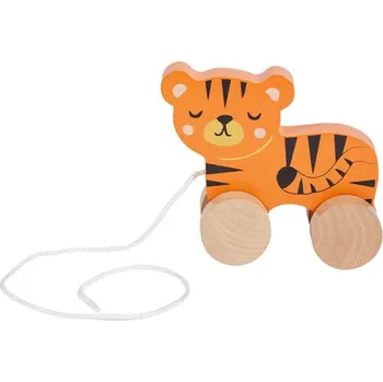 Dřevěná hračka Ostaria Dřevěná tahačka tygr