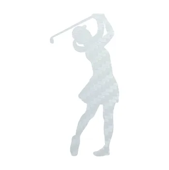 Polep vozidla SAMOLEPKA Golfistka 012 pravá (51 - 3D karbon bílý) NA AUTO, NÁLEPKA, FÓLIE, POLEP, TUNING, VLASTNÍ TEXT, TISK, AUTOSAMOLEPKY.cz, POLEPY, OBRÁZEK, LOGO, SAMOLEPKY