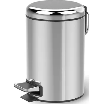Odpadkový koš Decor Walther, Koš na odpadky do koupelny Basic 26 cm leštěná oce - Formadore