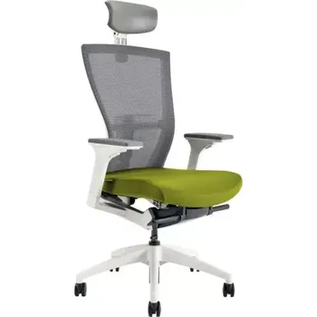 Kancelářské křeslo Merens White s podhlavníkem - doprava zdarma - SLEVA 3% s kodem radost25