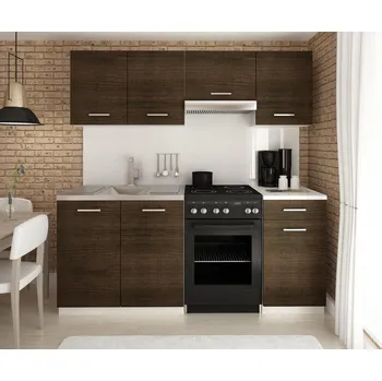 Kuchyňská linka Kuchyňská linka Luigi 180/120 wenge