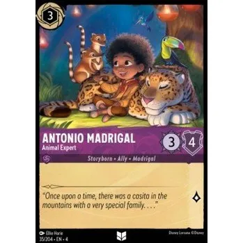 Sběratelská karetní hra URS 035/204 Antonio Madrigal - Animal Expert Verze: NORMAL, Stav Produktu: Near Mint