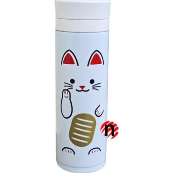 Termoska Hakoya nerezová termoska Maneki Neko 300ml bílá