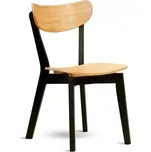 Jídelní židle NICO - dub/černá - SLEVA 3% s kodem radost25